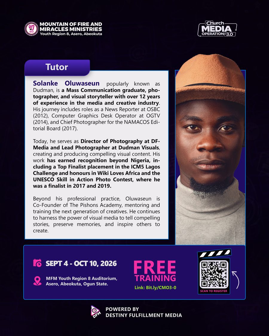 Solanke Oluwaseun (Dudman) — Tutor