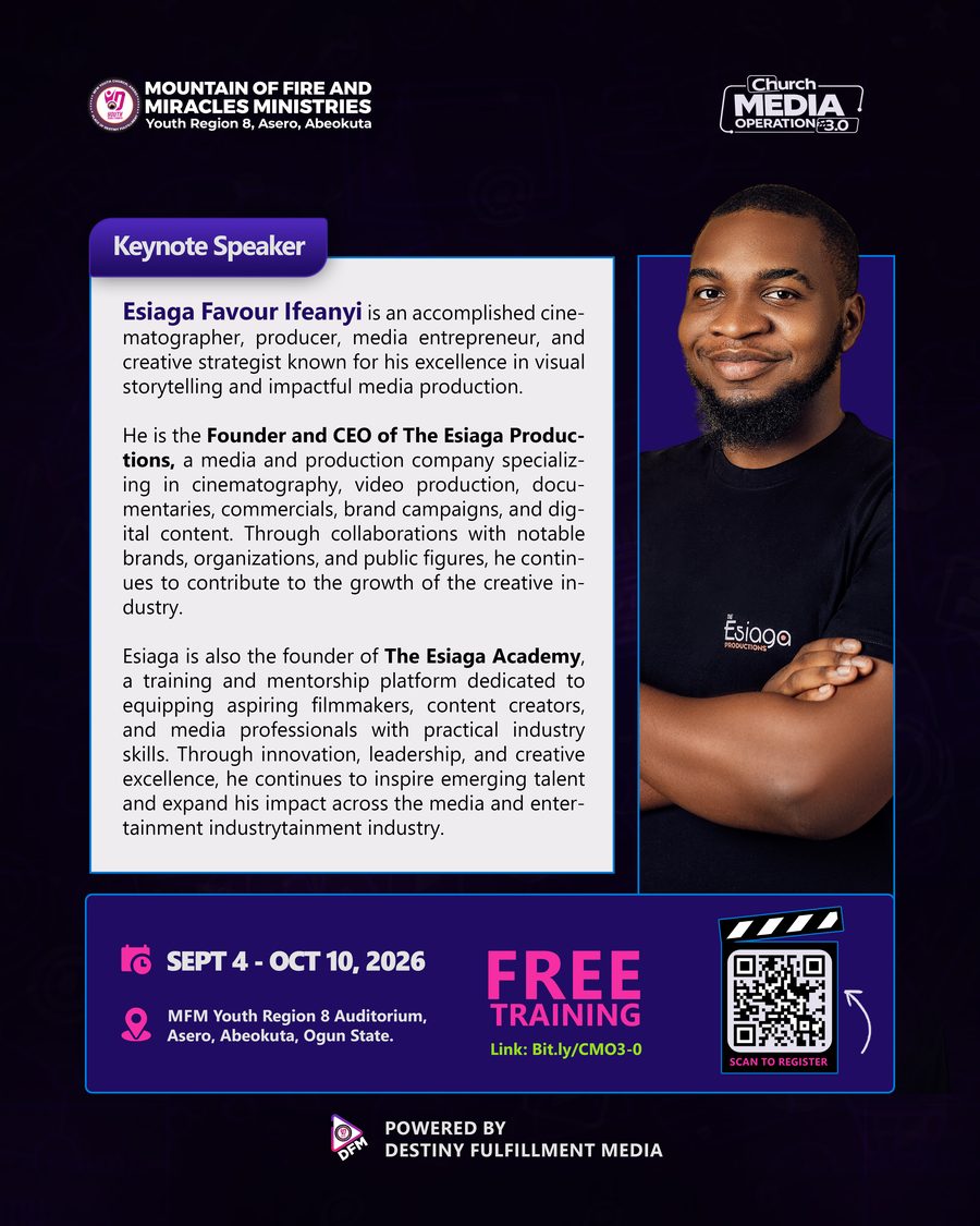 Esiaga Favour Ifeanyi — Keynote Speaker