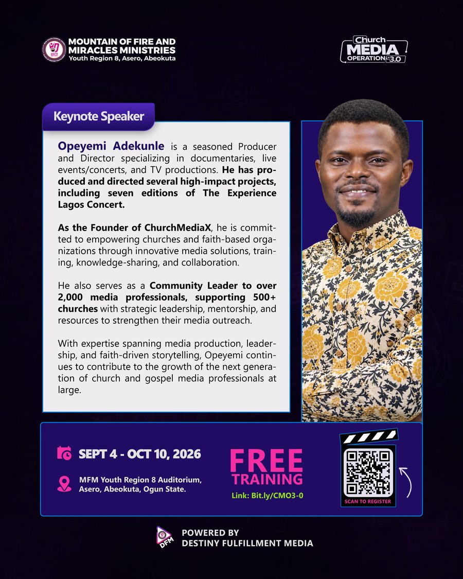 Opeyemi Adekunle — Keynote Speaker